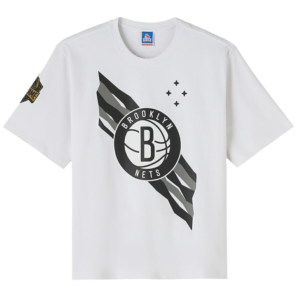 Brooklyn Nets OVO x NBA Heavyweight T-Shirt On Sale