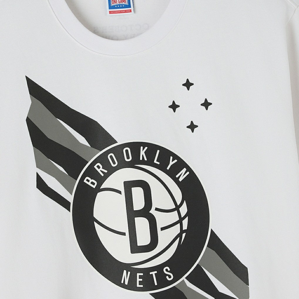 Brooklyn Nets OVO x NBA Heavyweight T-Shirt On Sale