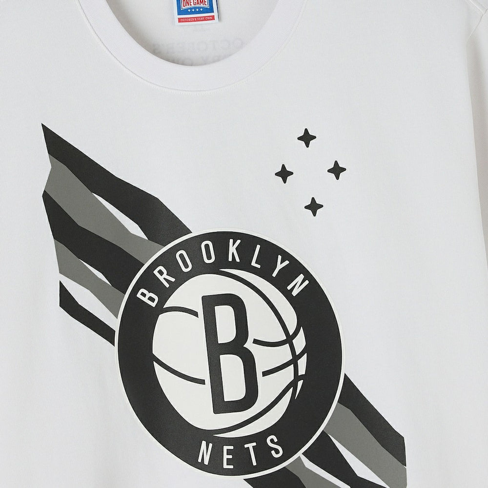 Brooklyn Nets OVO x NBA Heavyweight T-Shirt On Sale