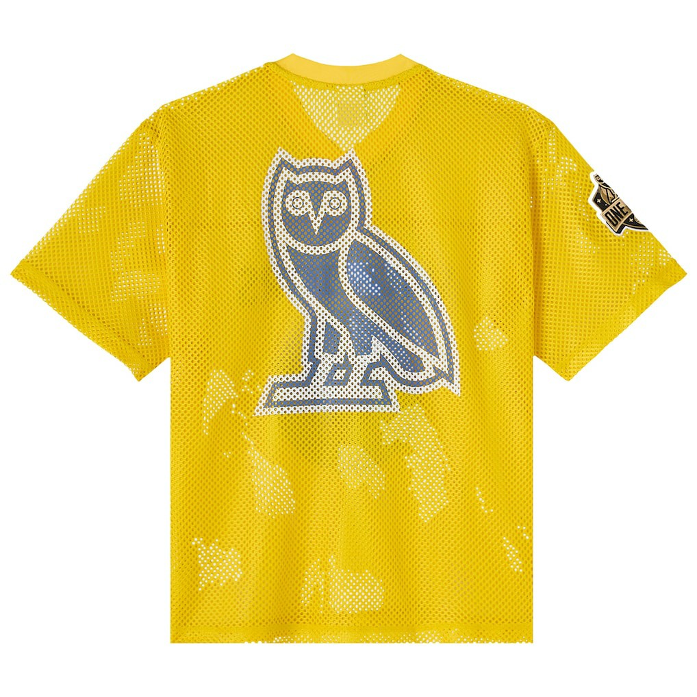 Golden State Warriors OVO x NBA Mesh Football Fashion Jersey sale On Sale