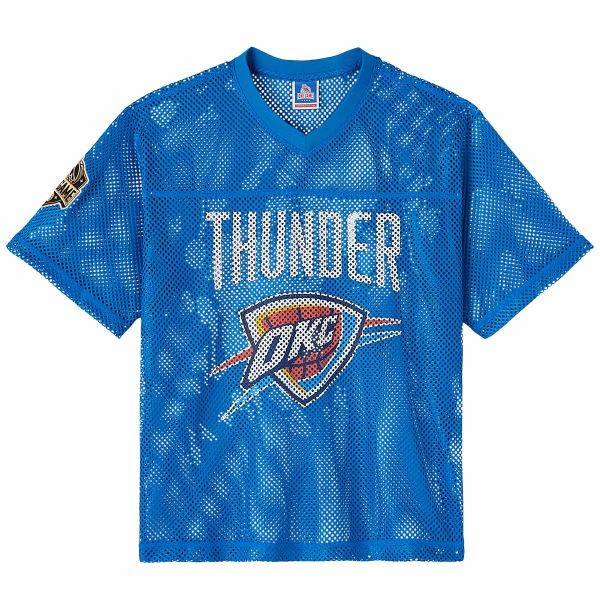 Oklahoma City Thunder OVO x NBA Mesh Football Fashion Jersey For Sale