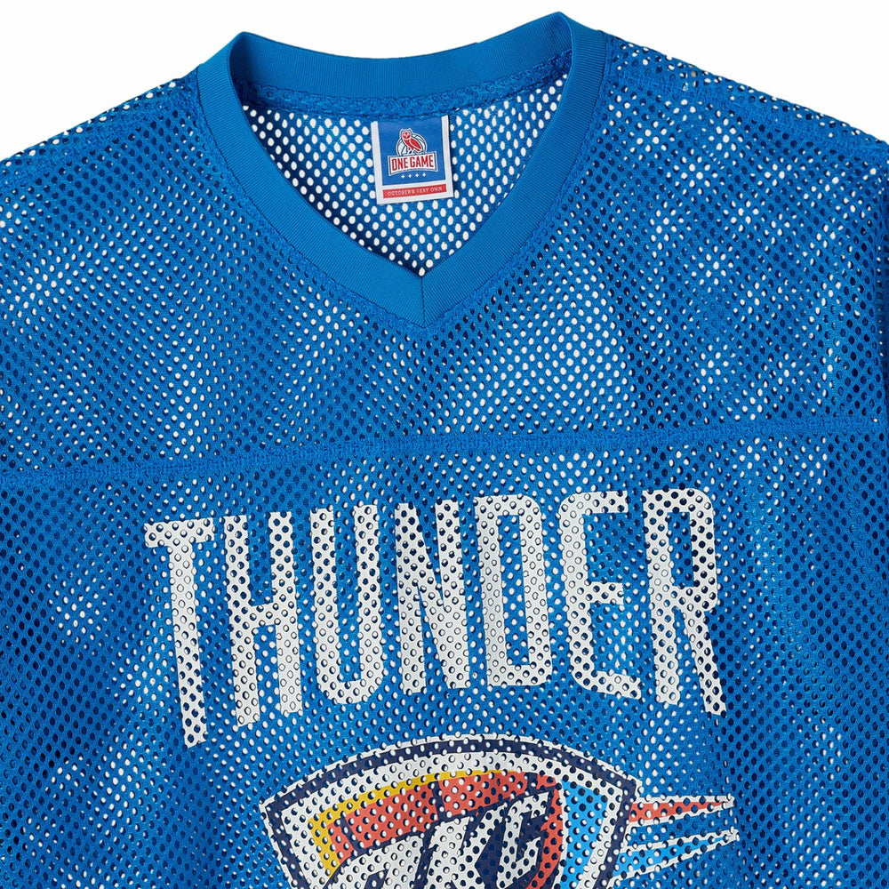Oklahoma City Thunder OVO x NBA Mesh Football Fashion Jersey For Sale