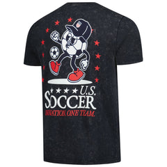 USMNT New Era Old School Sport Washed T-Shirt Navy - New Era