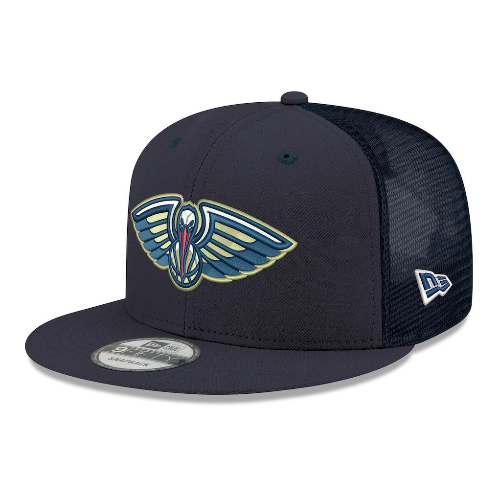 New Orleans Pelicans Core Logo Meshback 9FIFTY Snapback Hat Discount