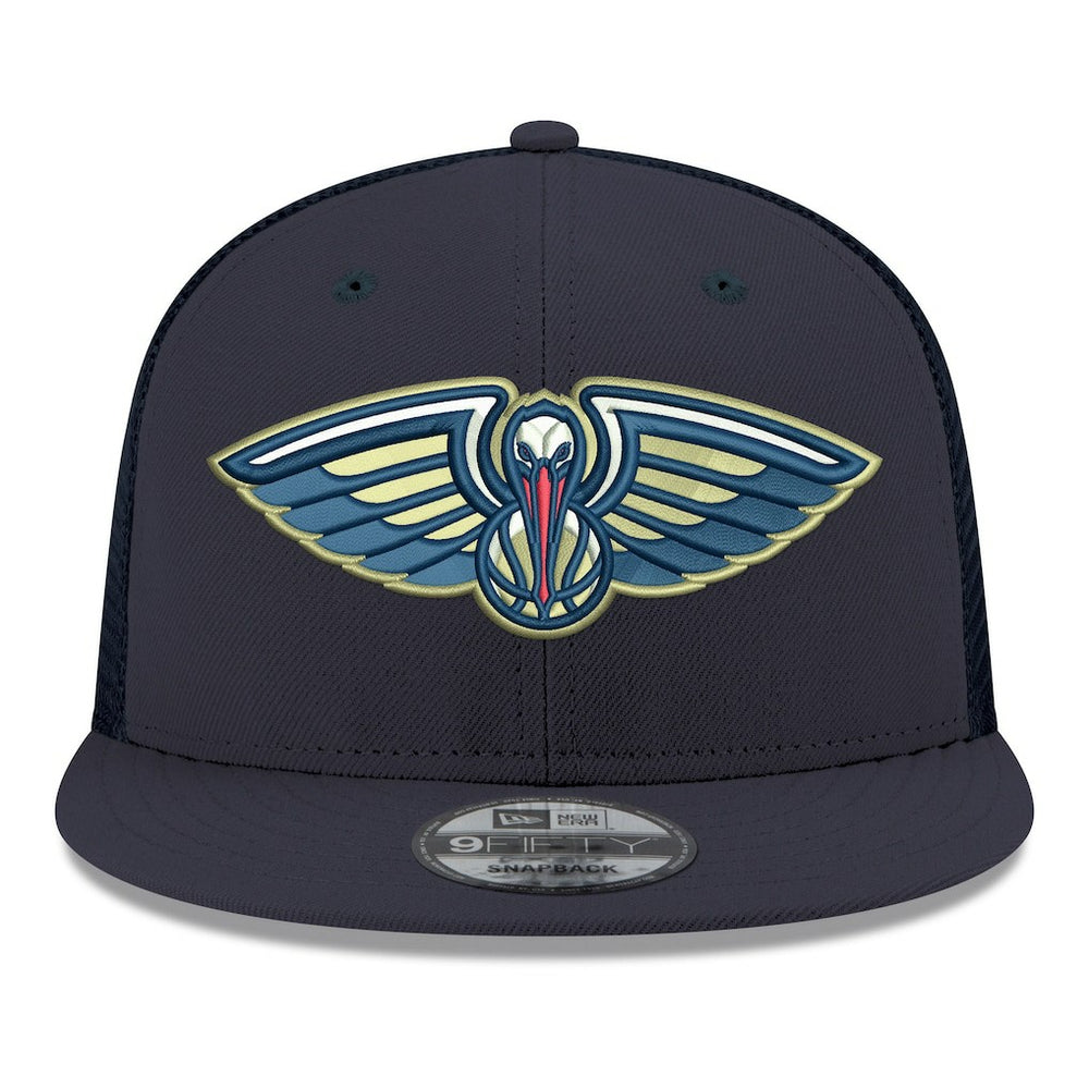 New Orleans Pelicans Core Logo Meshback 9FIFTY Snapback Hat Discount