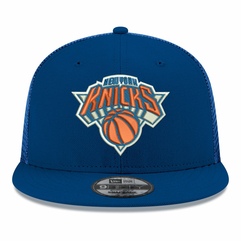 New York Knicks Core Logo Meshback 9FIFTY Snapback Hat On Sale