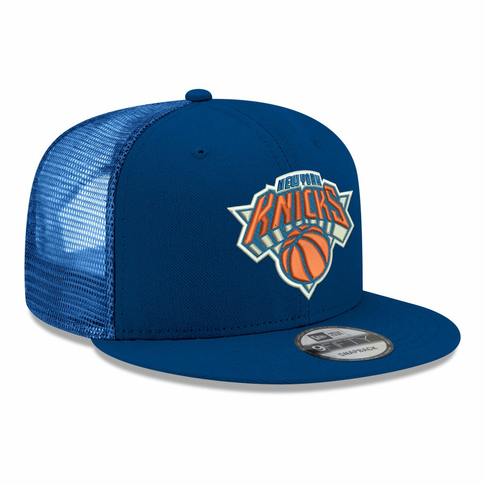 New York Knicks Core Logo Meshback 9FIFTY Snapback Hat On Sale