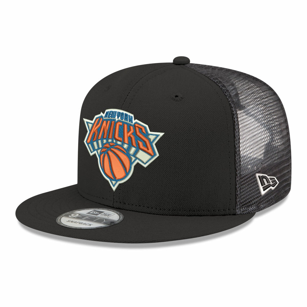 New York Knicks Core Logo Meshback 9FIFTY Snapback Hat Online