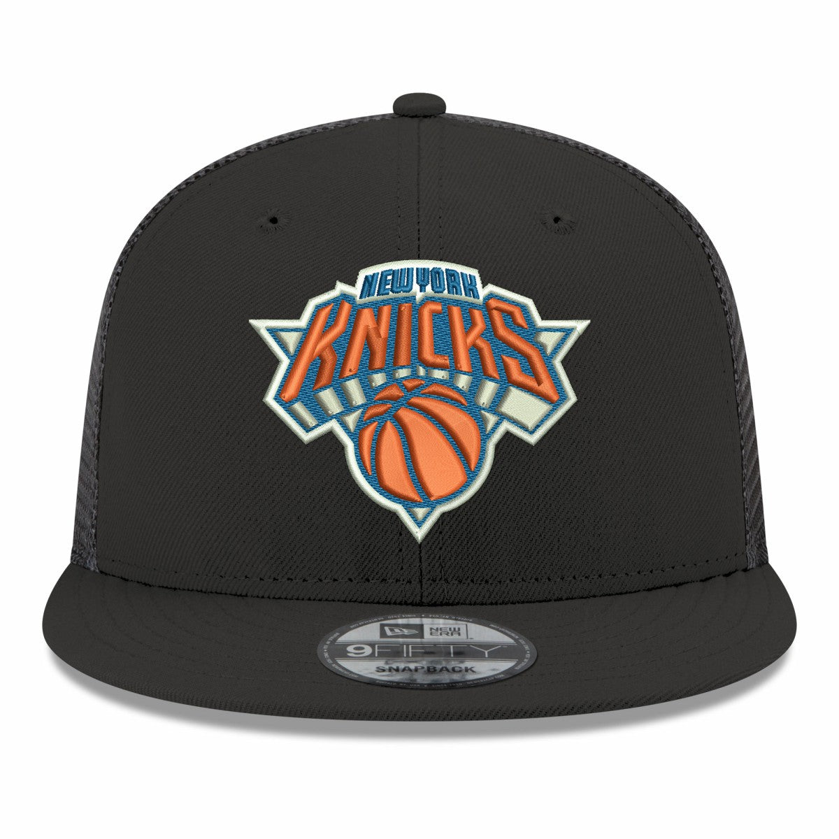 New York Knicks Core Logo Meshback 9FIFTY Snapback Hat Online
