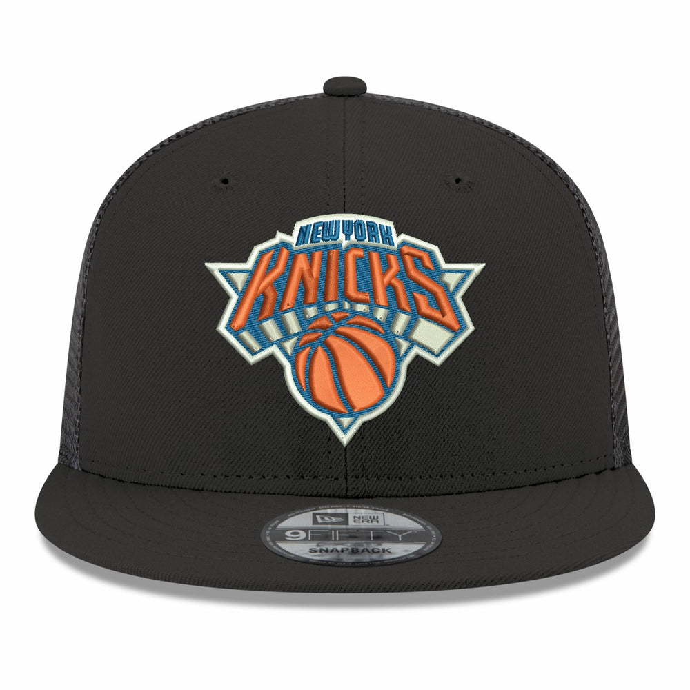New York Knicks Core Logo Meshback 9FIFTY Snapback Hat Online