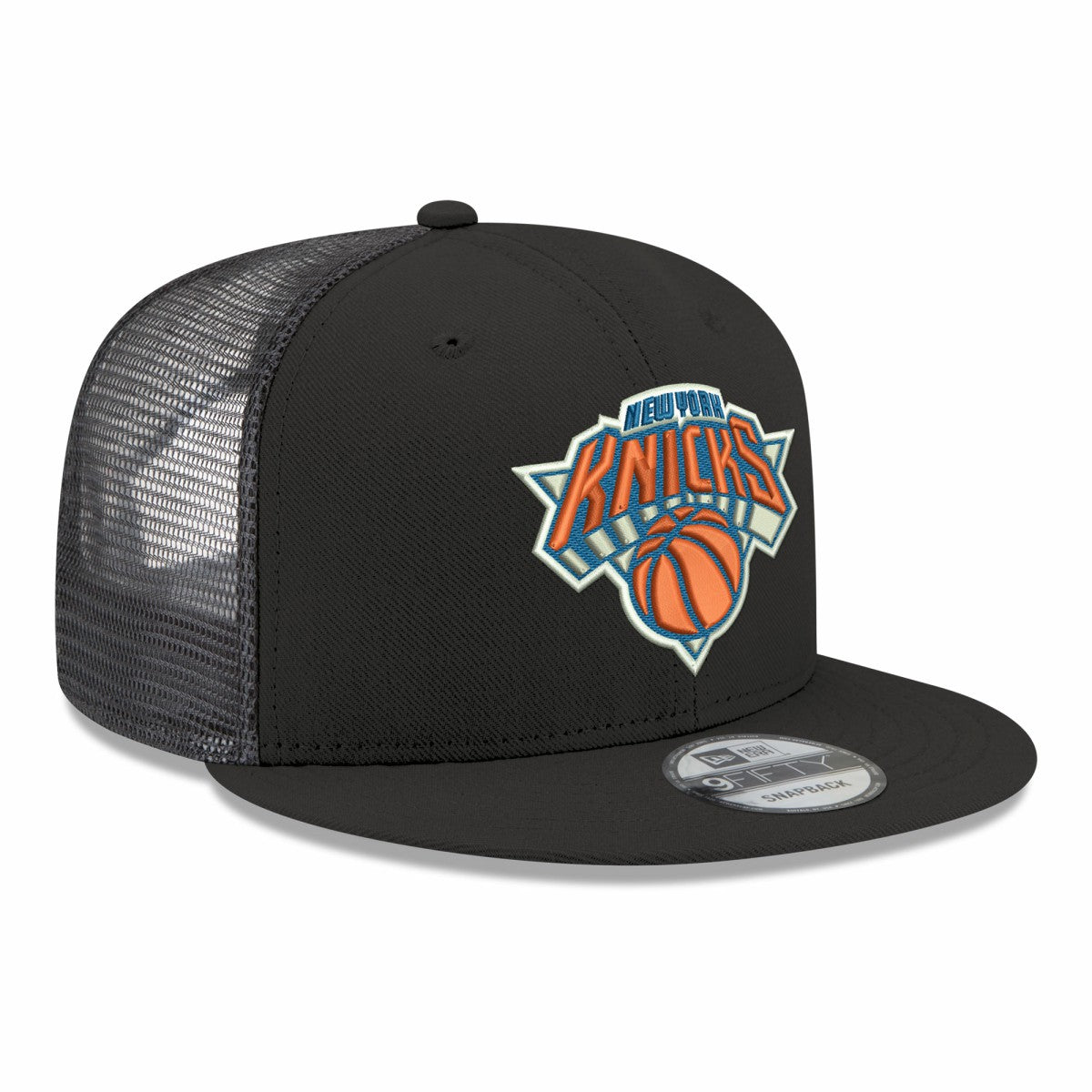 New York Knicks Core Logo Meshback 9FIFTY Snapback Hat Online