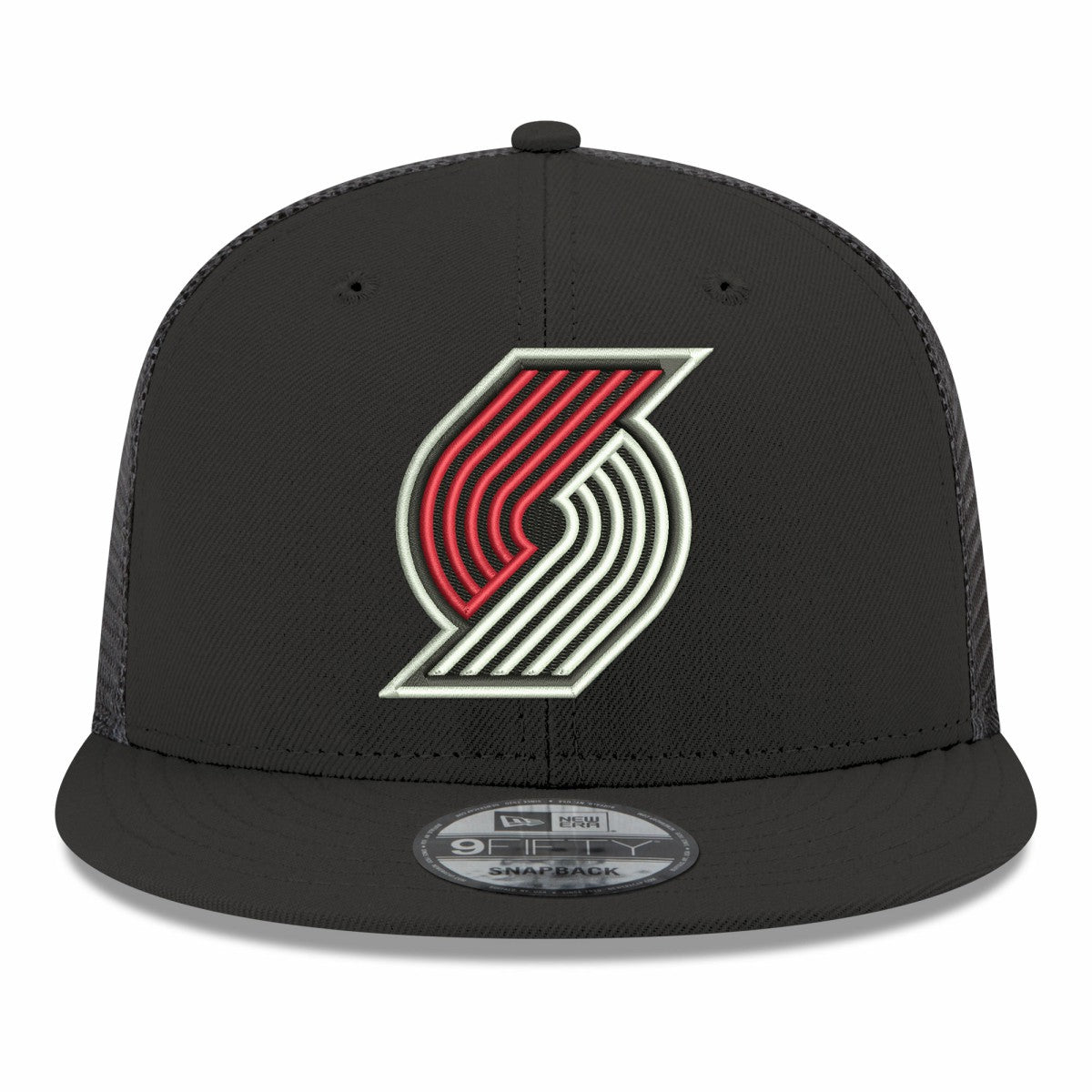 Portland Trail Blazers Core Logo Meshback 9FIFTY Snapback Hat For Sale