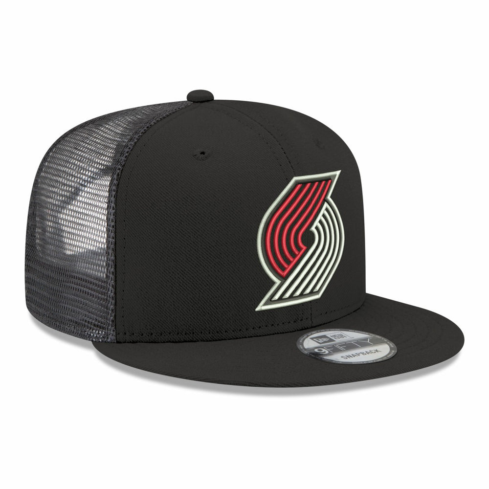 Portland Trail Blazers Core Logo Meshback 9FIFTY Snapback Hat For Sale