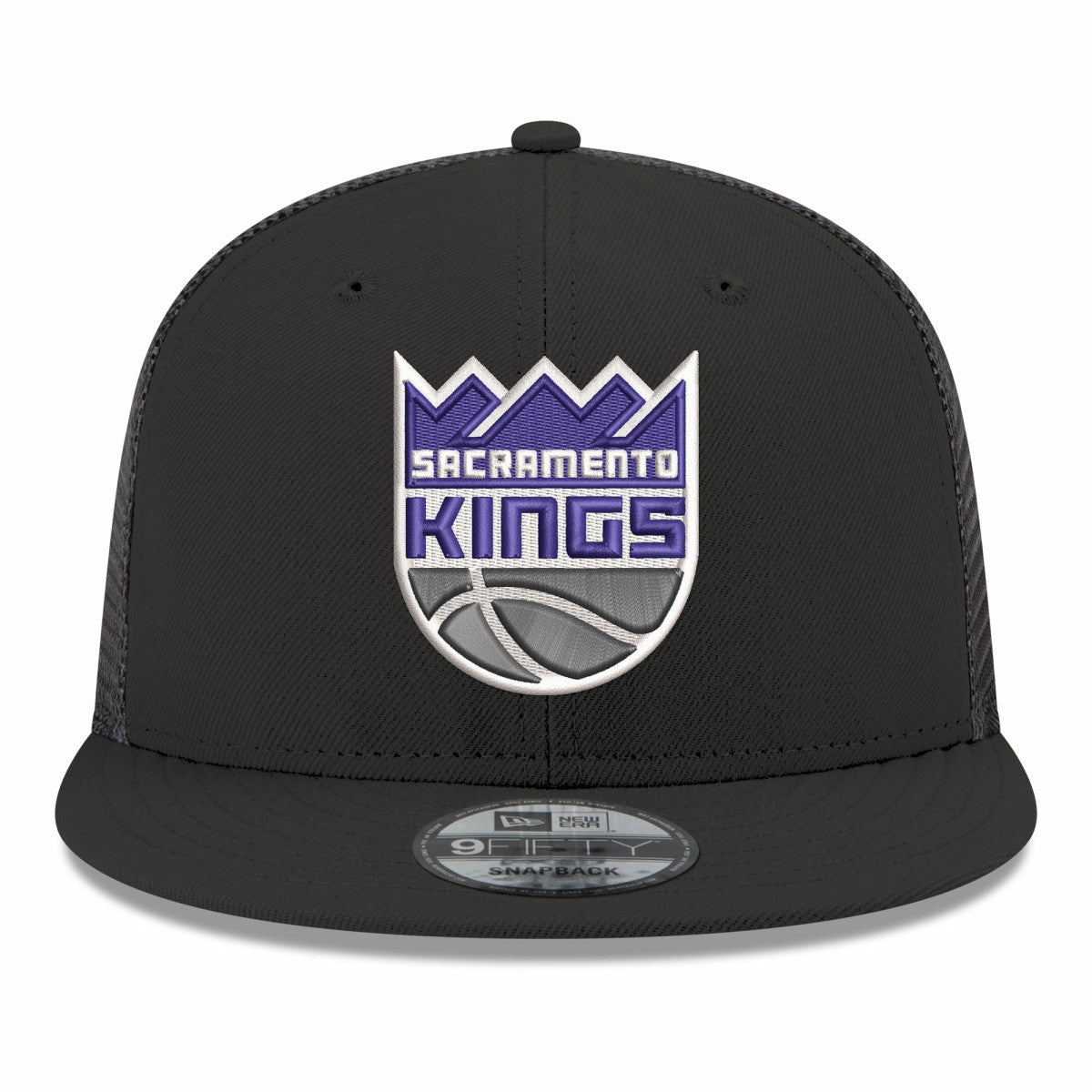 Sacramento Kings Core Logo Meshback 9FIFTY Snapback Hat New