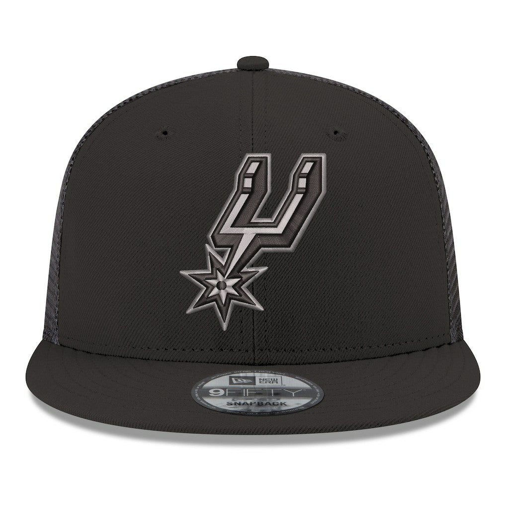 San Antonio Spurs Core Logo Meshback 9FIFTY Snapback Hat Online