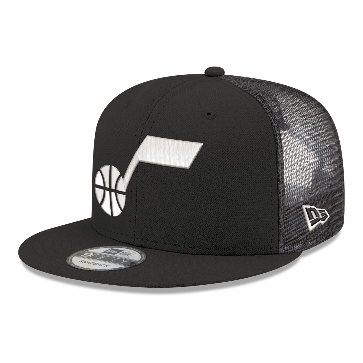 Utah Jazz Core Logo Meshback 9FIFTY Snapback Hat New