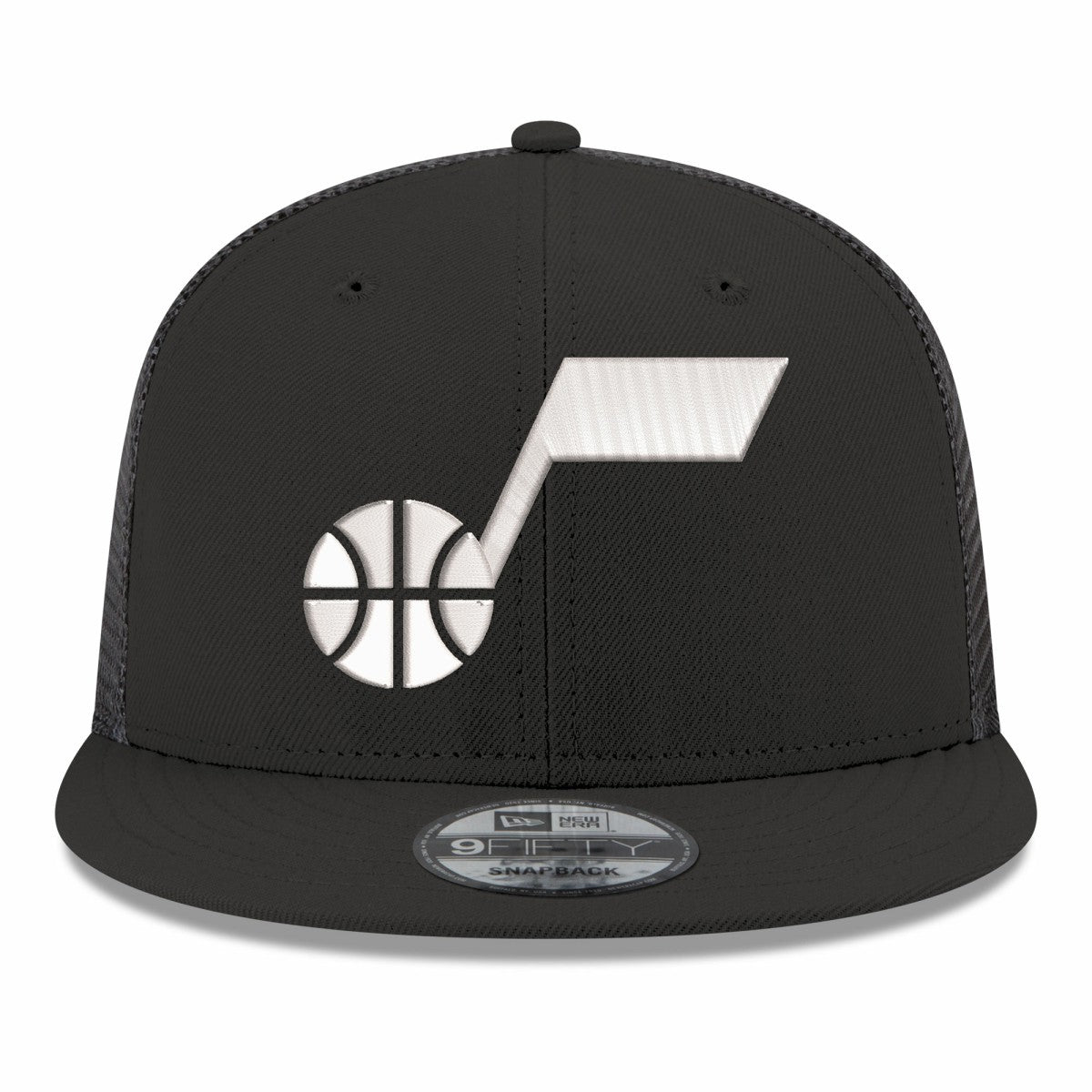 Utah Jazz Core Logo Meshback 9FIFTY Snapback Hat New