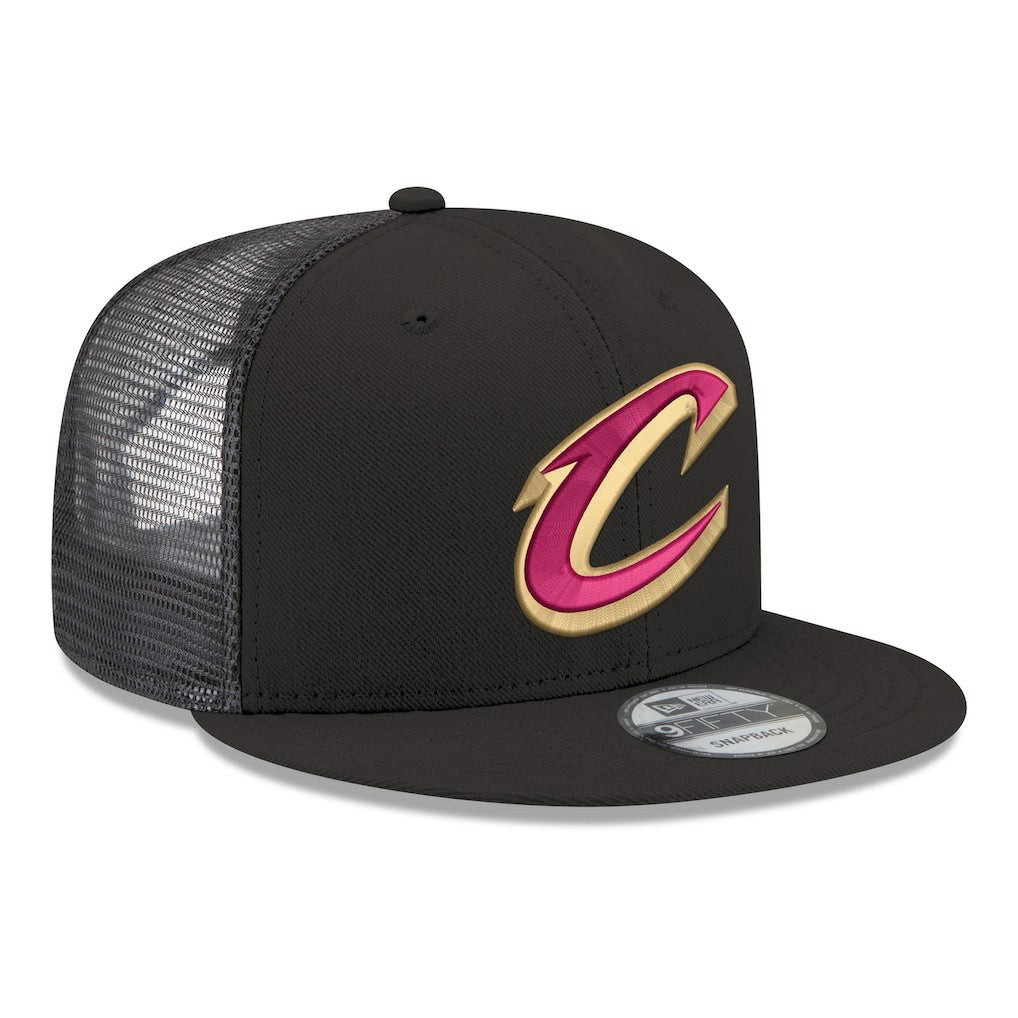 Cleveland Cavaliers Core Logo Meshback 9FIFTY Snapback Hat sale Discount