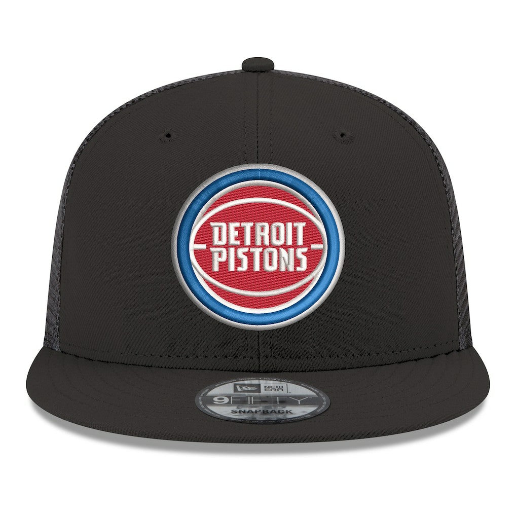 Detroit Pistons Core Logo Meshback 9FIFTY Snapback Hat sale Discount