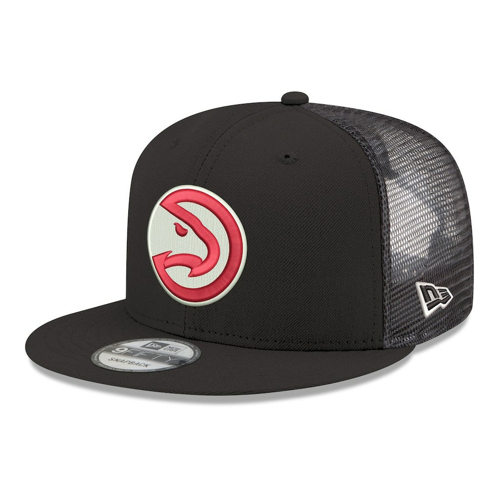 Atlanta Hawks Core Logo Meshback 9FIFTY Snapback Hat On Sale