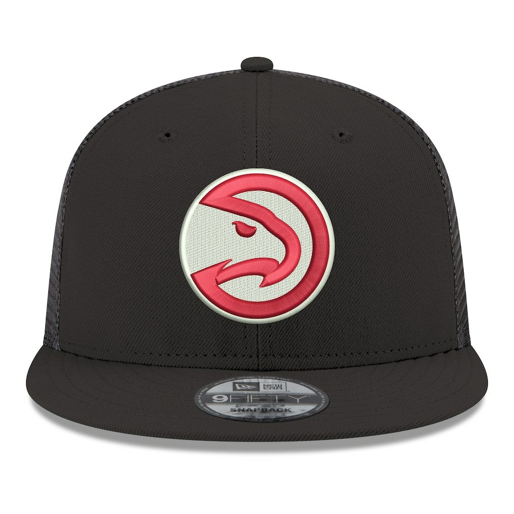 Atlanta Hawks Core Logo Meshback 9FIFTY Snapback Hat On Sale