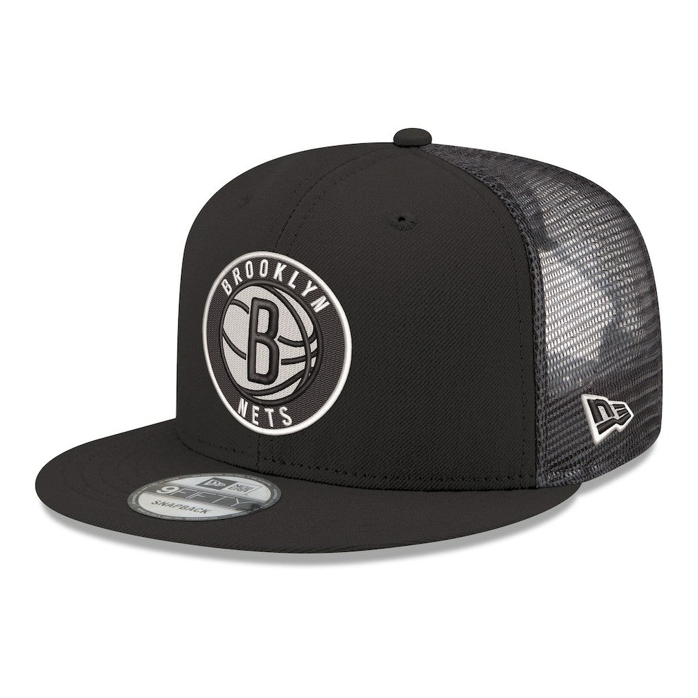 Brooklyn Nets Core Logo Meshback 9FIFTY Snapback Hat On Sale