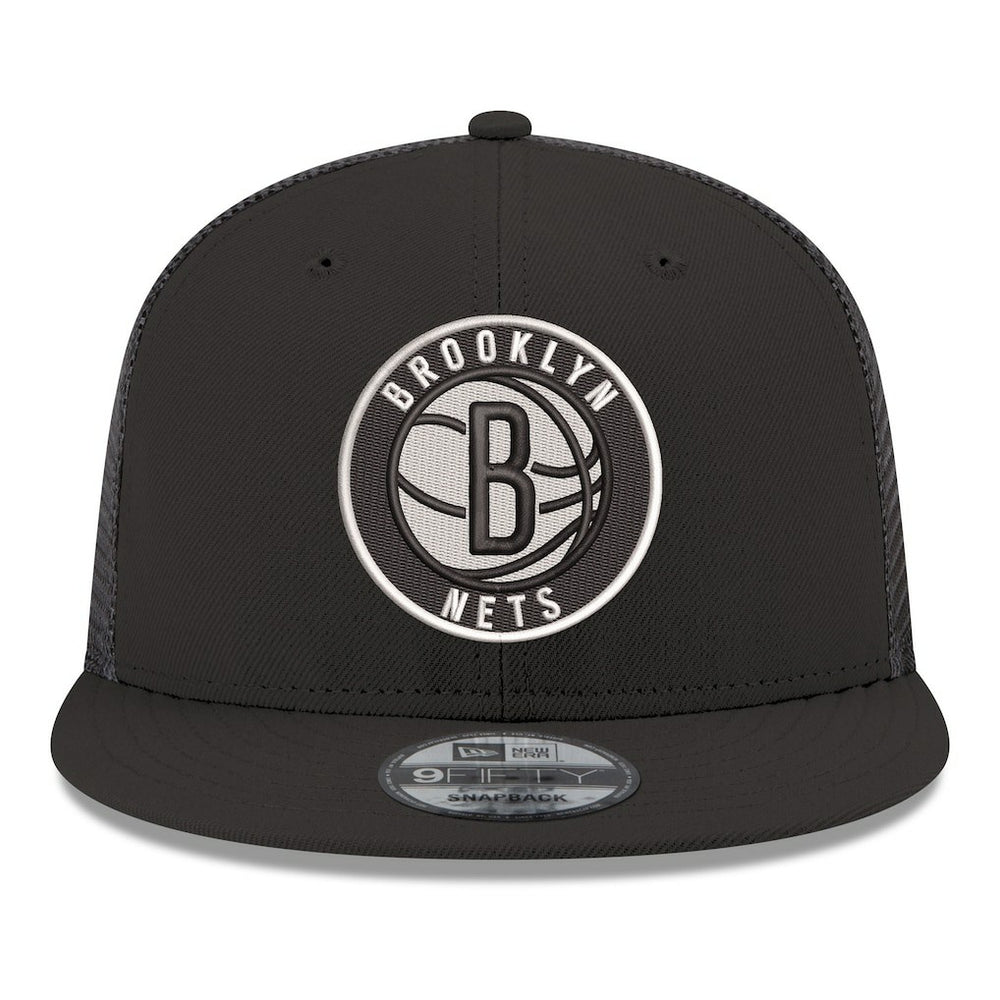 Brooklyn Nets Core Logo Meshback 9FIFTY Snapback Hat On Sale