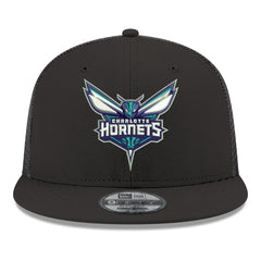 Charlotte Hornets Core Logo Meshback 9FIFTY Snapback Hat Outlet