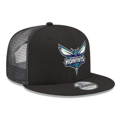 Charlotte Hornets Core Logo Meshback 9FIFTY Snapback Hat Outlet