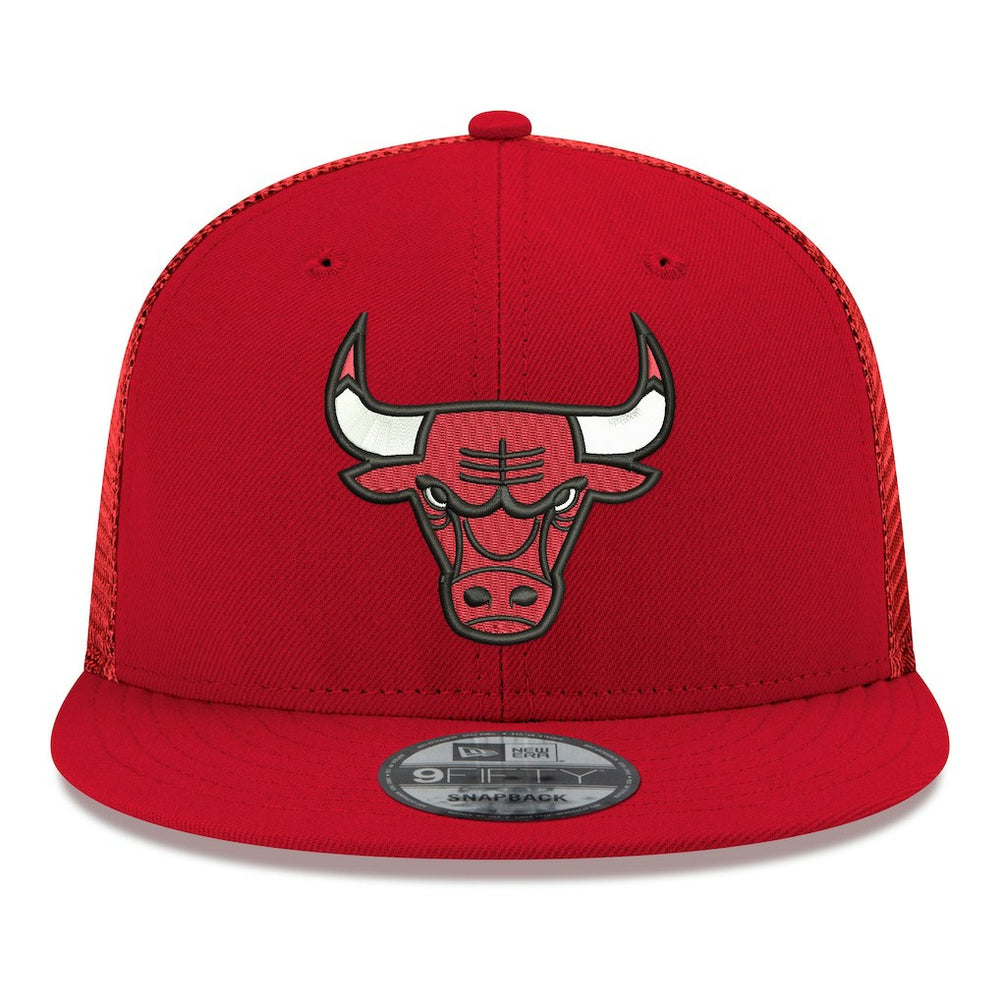 Chicago Bulls Core Logo Meshback 9FIFTY Snapback Hat Discount