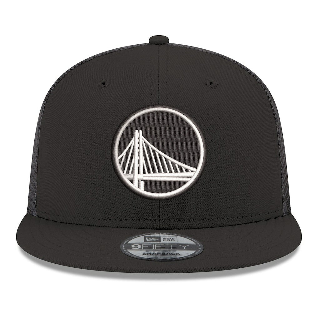 Golden State Warriors Core Logo Meshback 9FIFTY Snapback Hat sale New