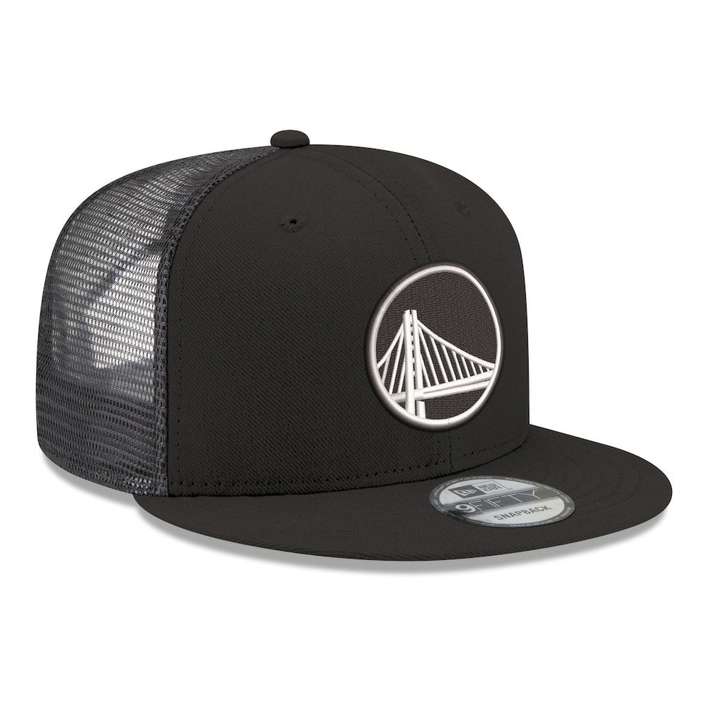 Golden State Warriors Core Logo Meshback 9FIFTY Snapback Hat sale New