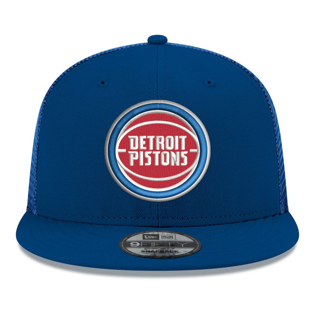 Detroit Pistons Core Logo Meshback 9FIFTY Snapback Hat sale For Sale