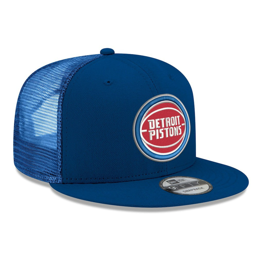 Detroit Pistons Core Logo Meshback 9FIFTY Snapback Hat sale For Sale