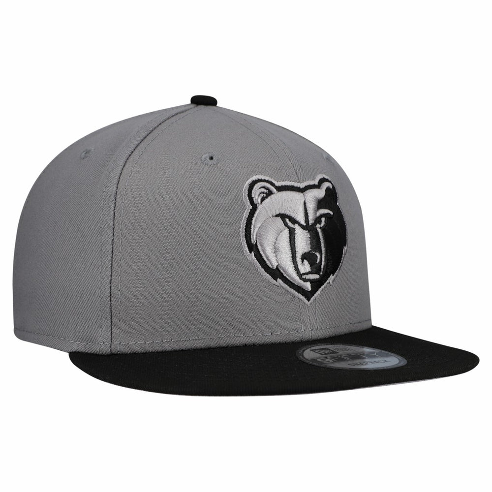 Memphis Grizzlies Core Logo Storm Gray Two-Tone 9FIFTY Snapback Hat For Sale