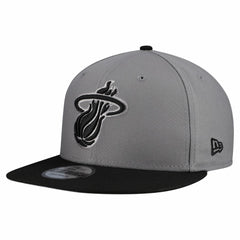 Miami Heat Core Logo Storm Gray Two-Tone 9FIFTY Snapback Hat Online