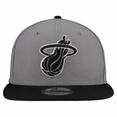 Miami Heat Core Logo Storm Gray Two-Tone 9FIFTY Snapback Hat Online