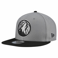 Minnesota Timberwolves Core Logo Storm Gray Two-Tone 9FIFTY Snapback Hat Outlet