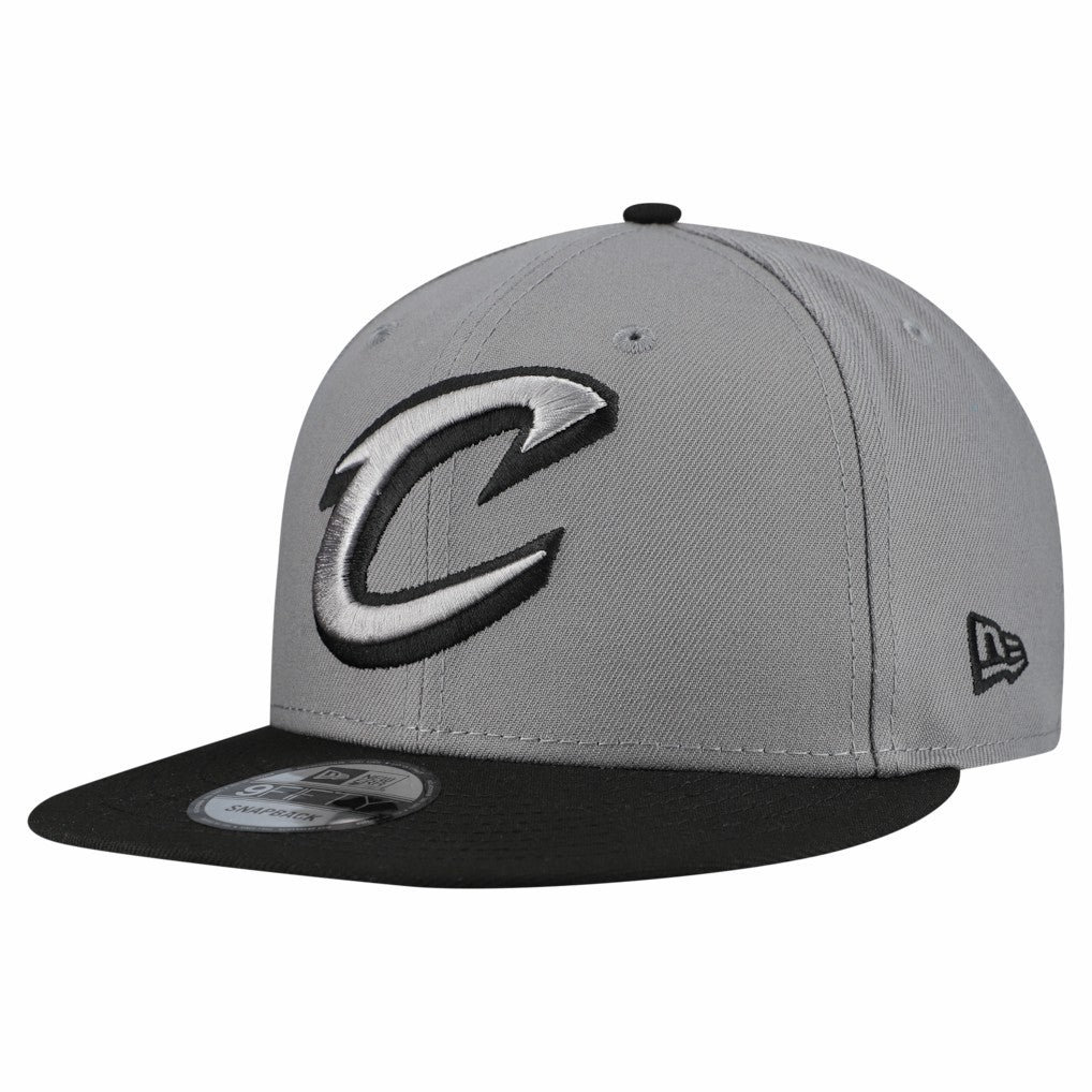 Cleveland Cavaliers Core Logo Storm Gray Two-Tone 9FIFTY Snapback Hat sale Online