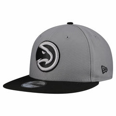 Atlanta Hawks Core Logo Storm Gray Two-Tone 9FIFTY Snapback Hat For Sale