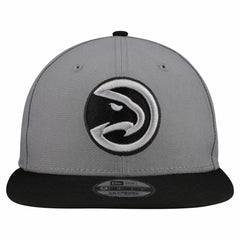 Atlanta Hawks Core Logo Storm Gray Two-Tone 9FIFTY Snapback Hat For Sale