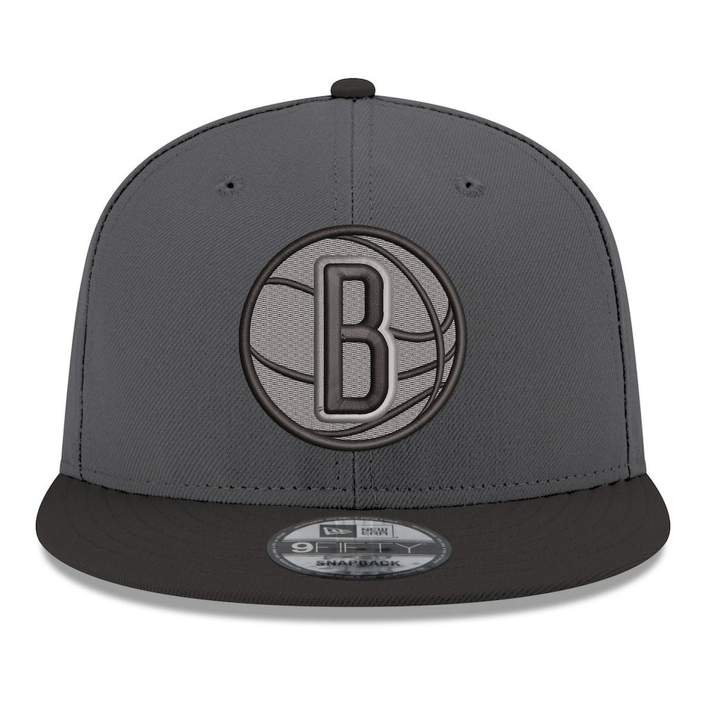 Brooklyn Nets Logo 2-Tone 9FIFTY Snapback Hat For Sale