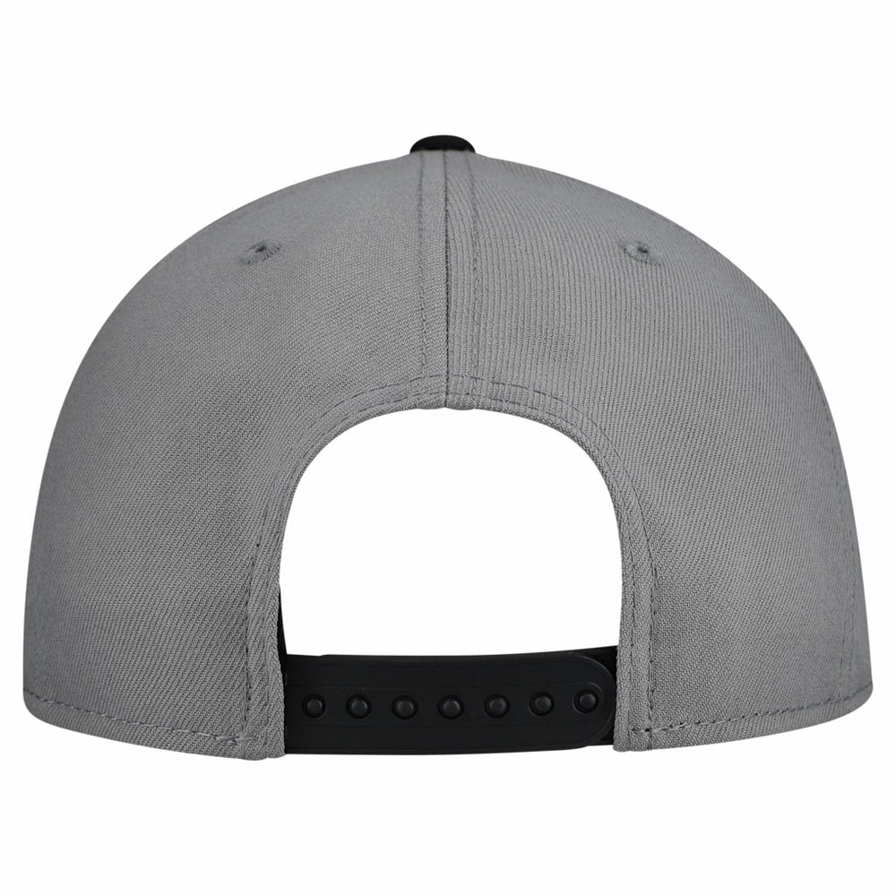 Chicago Bulls Core Logo Storm Gray Two-Tone 9FIFTY Snapback Hat On Sale
