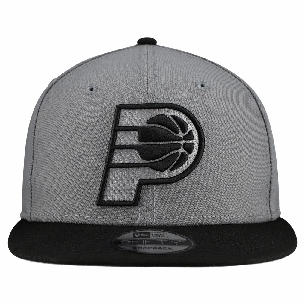 Indiana Pacers Core Logo Storm Gray Two-Tone 9FIFTY Snapback Hat Discount