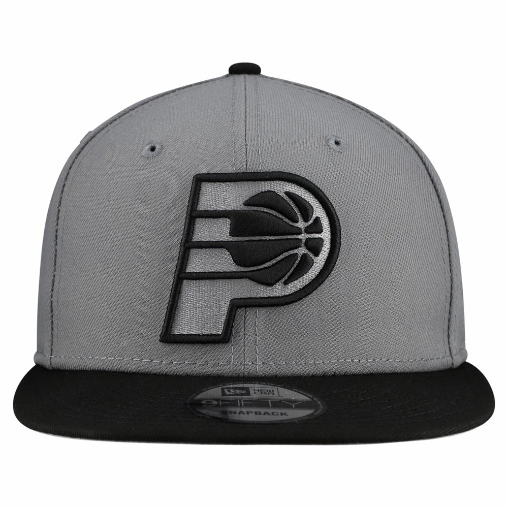 Indiana Pacers Core Logo Storm Gray Two-Tone 9FIFTY Snapback Hat Discount
