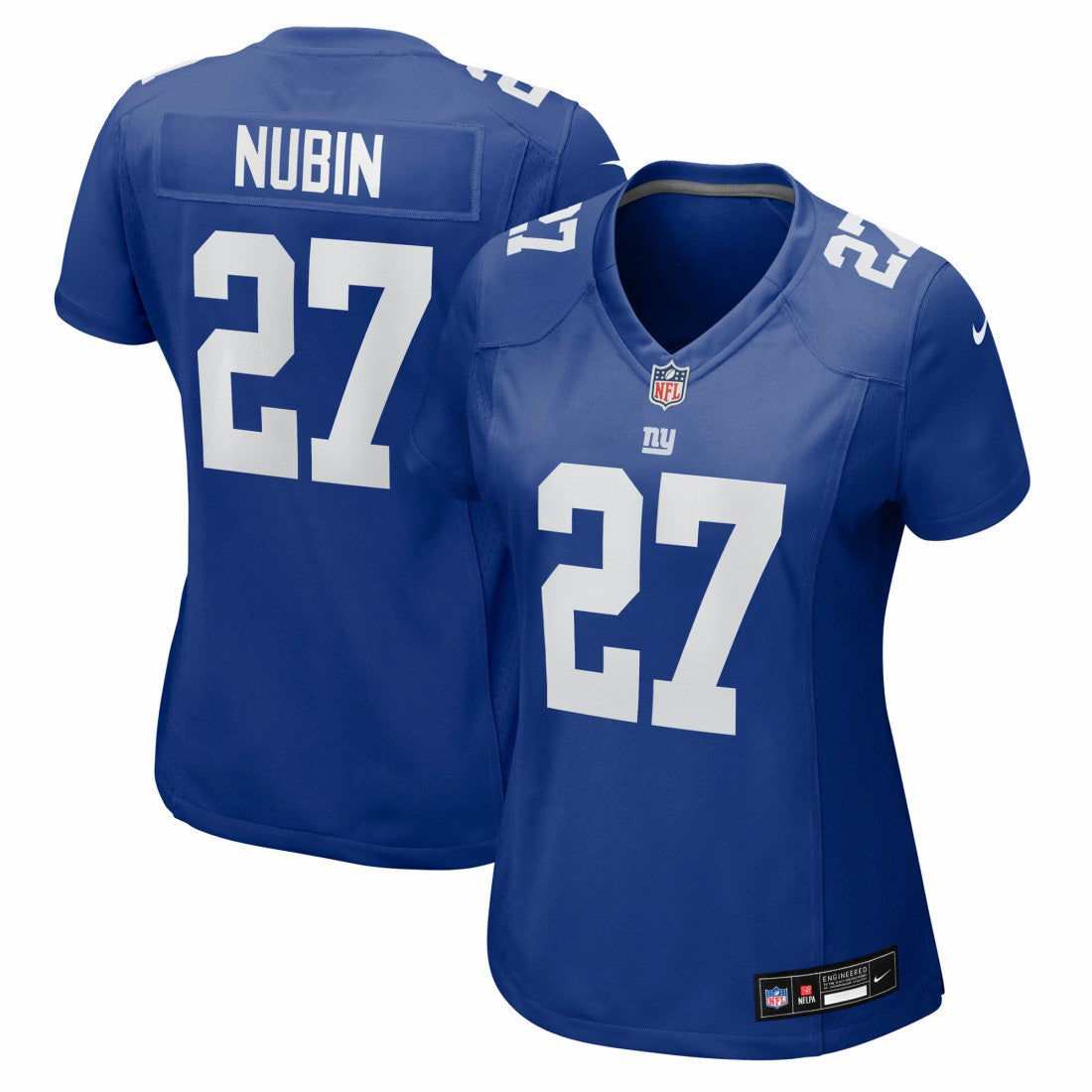 New York Giants Nike Tyler Nubin  Women's Team Game Jersey