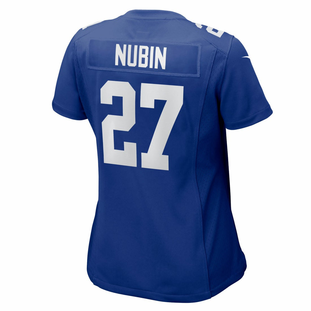 New York Giants Nike Tyler Nubin  Women's Team Game Jersey