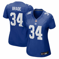 New York Giants Nike Beau Brade  Women's Team Game Jersey