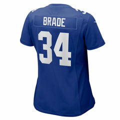 New York Giants Nike Beau Brade  Women's Team Game Jersey