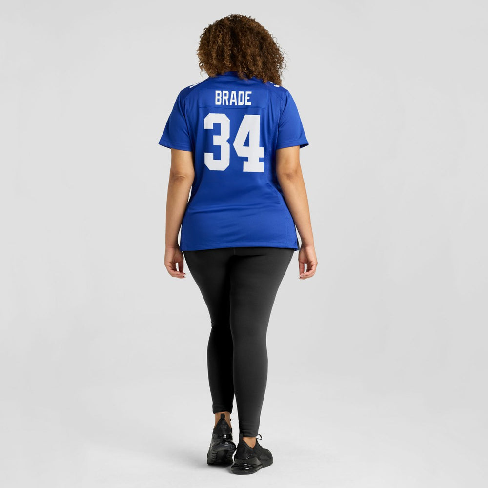 New York Giants Nike Beau Brade  Women's Team Game Jersey